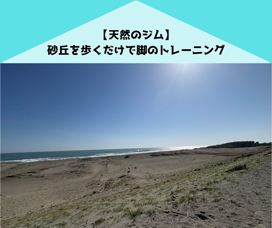 中田島砂丘は“天然のウォーキングコース”
