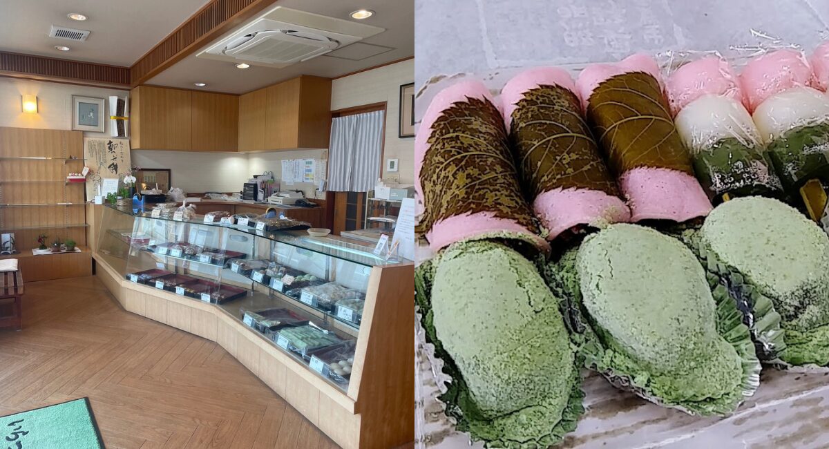 金沢で谷内トレーナーが通っている和菓子屋さんの画像