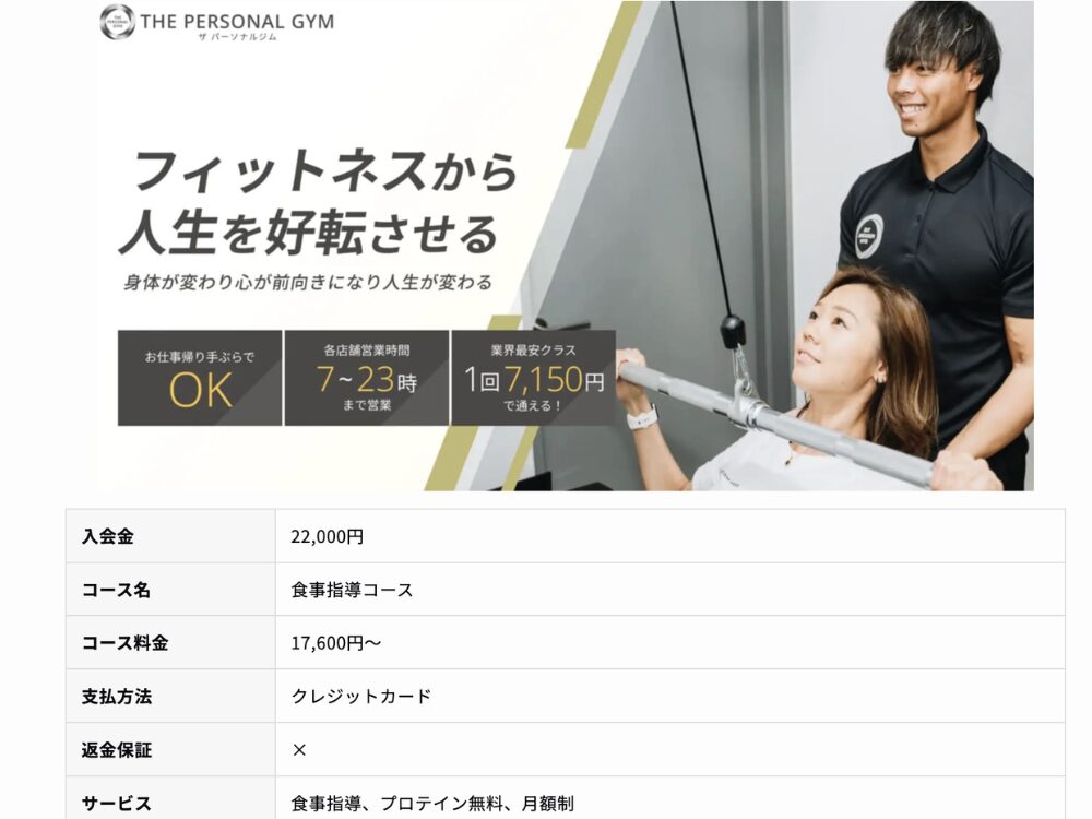 パーソナルジムマーケティング様に掲載されたTHE PERSONAL GYM蒲田店