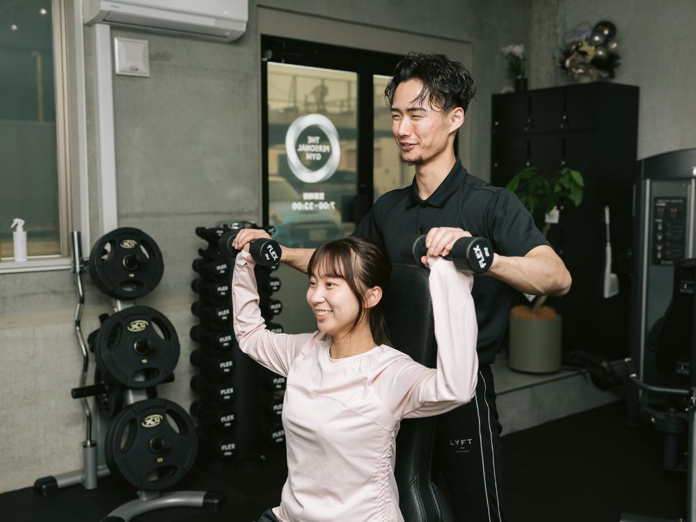 THE PERSONAL GYMつくば店セッション風景