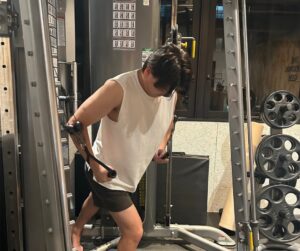 トレーニングをしている様子
