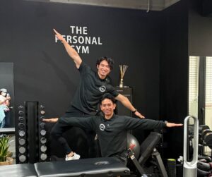 お客様とのスリーショット