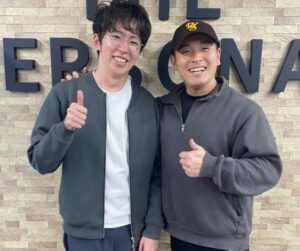 日暮里のお客様とツーショット