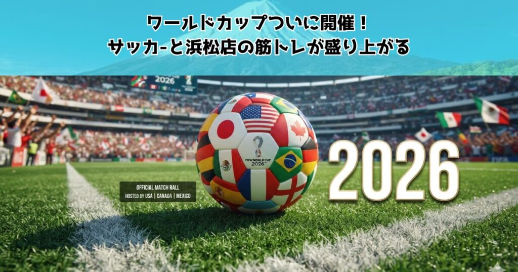 ワールドカップ開幕！サッカーが盛り上がる静岡県民へ⚽