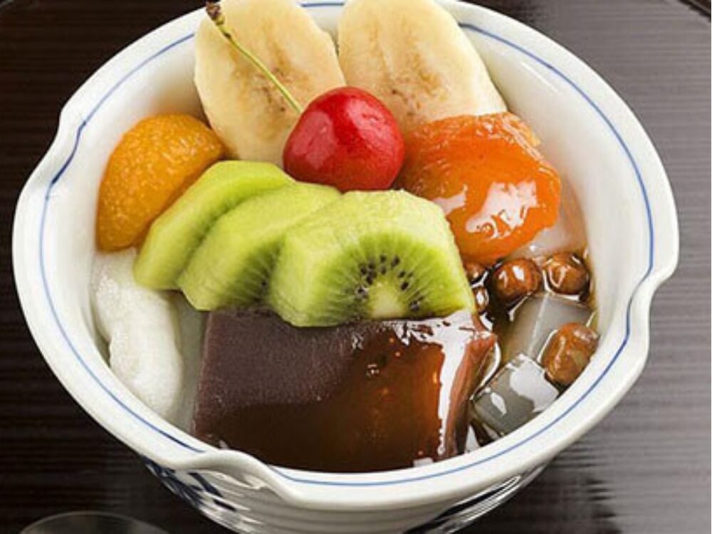 フルーツあんみつ