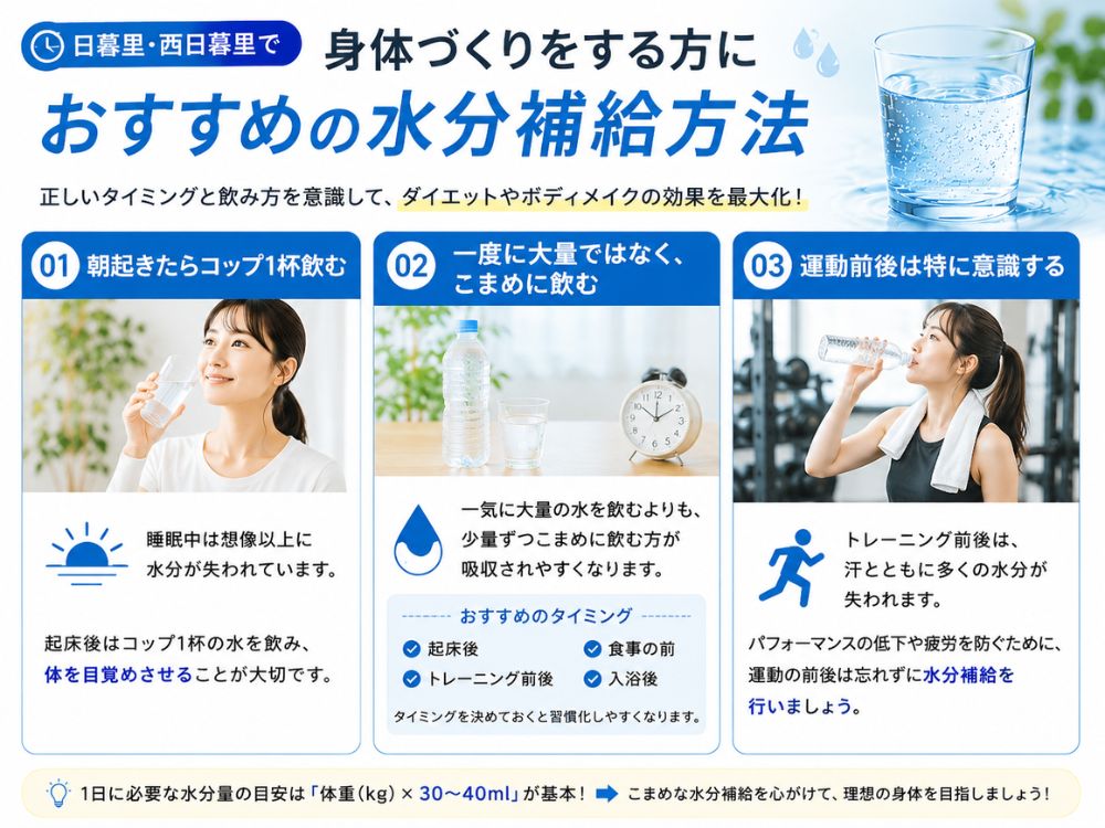 水分補給方法