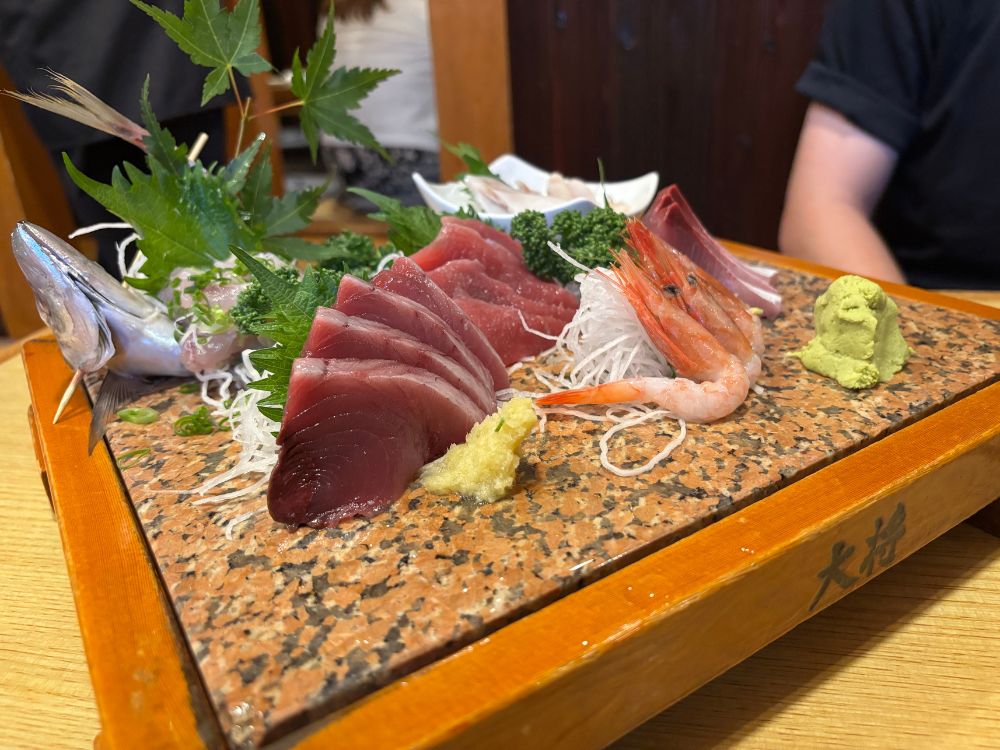 大将別館のお刺身