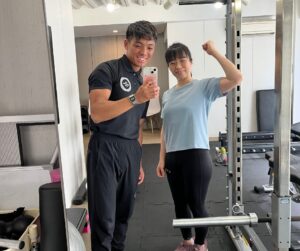トレーナーとお客様