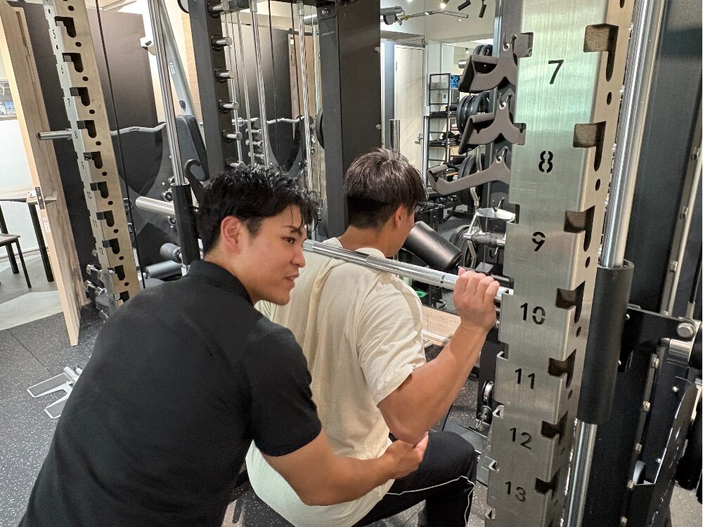 スクワット指導
