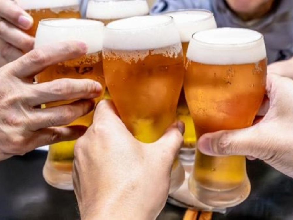 ビール　

