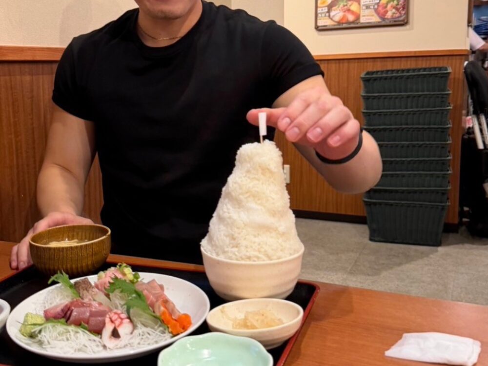 大衆食堂 定食のまる大 国分寺南口店の刺身定食の写真。