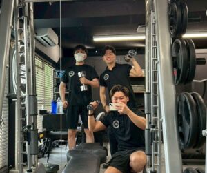 トレーニング後のお写真