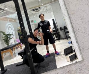 お客様との2ショット