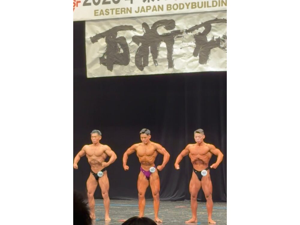 東日本ボディビル選手権の様子