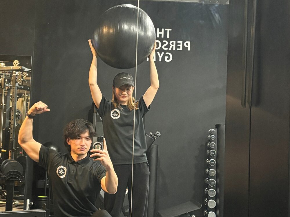 足立トレーナーとお客様