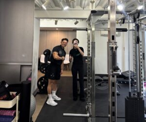 トレーナーとお客様