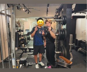お客様とツーショット