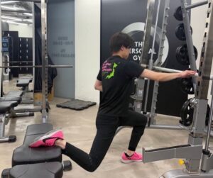 女性のお客様のトレーニングの様子