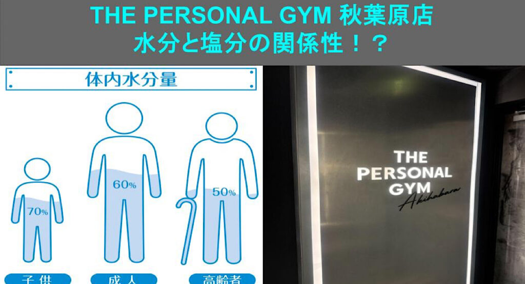 【THE PERSONAL GYM 秋葉原店】夏バテ防止！！　塩分と水分の関係性とは！？