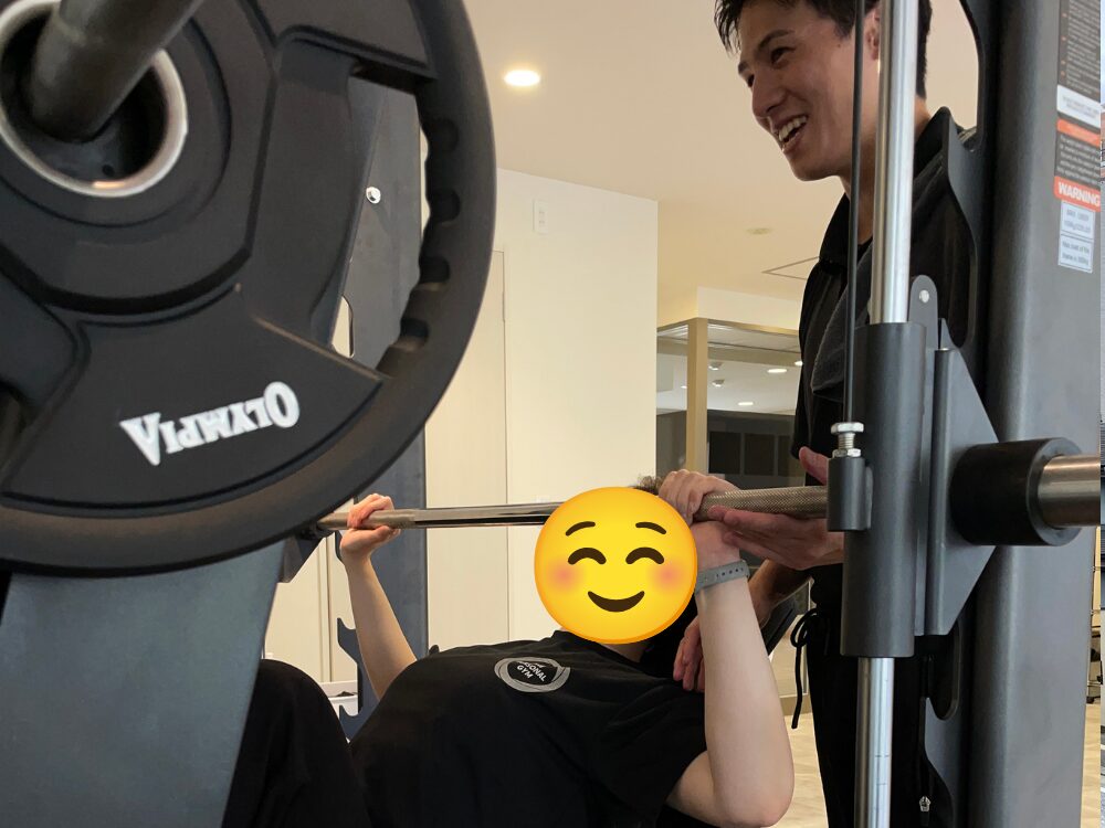 お客様がトレーニングしている写真
