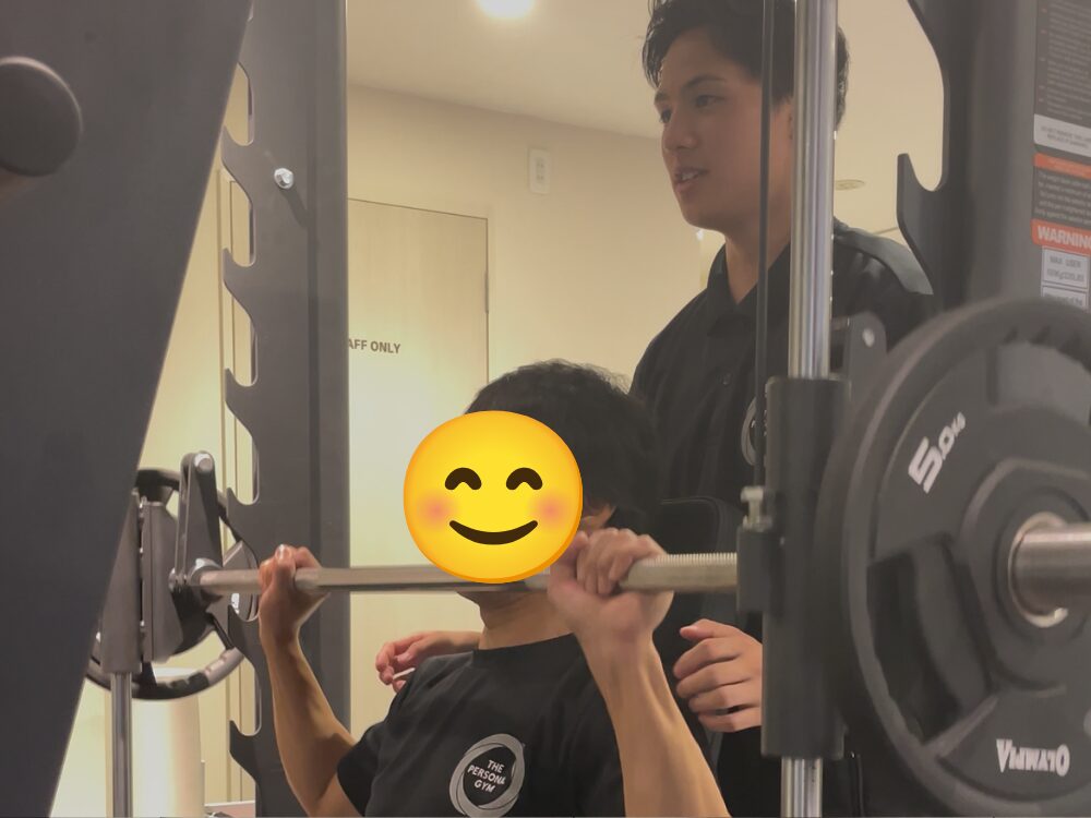 お客様がトレーニングしている写真