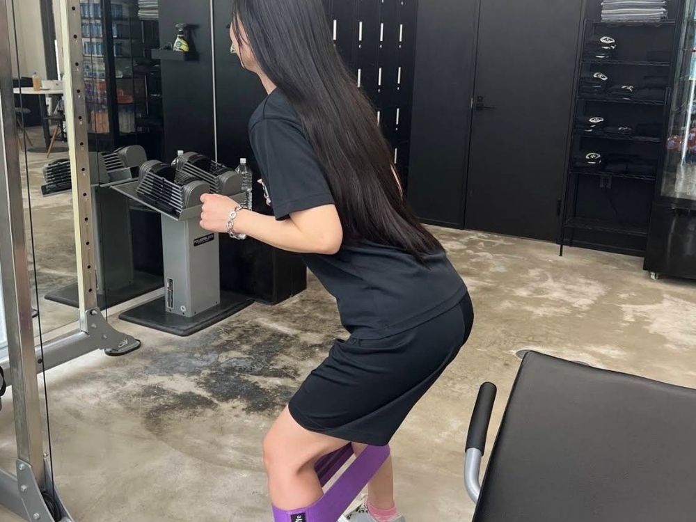 お客様がトレーニングしている様子