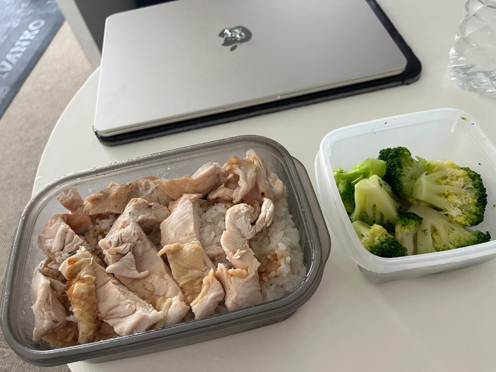 トレーナーの弁当紹介