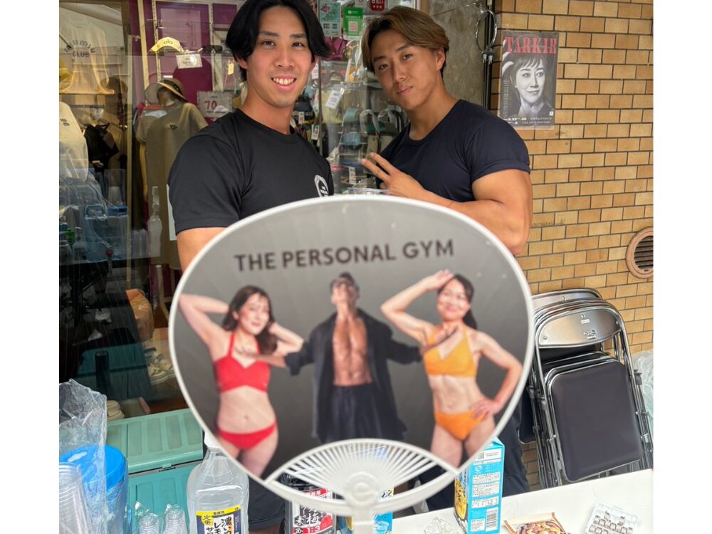 ドリンクを販売している様子