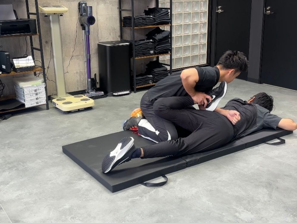 トレーニング前の整体