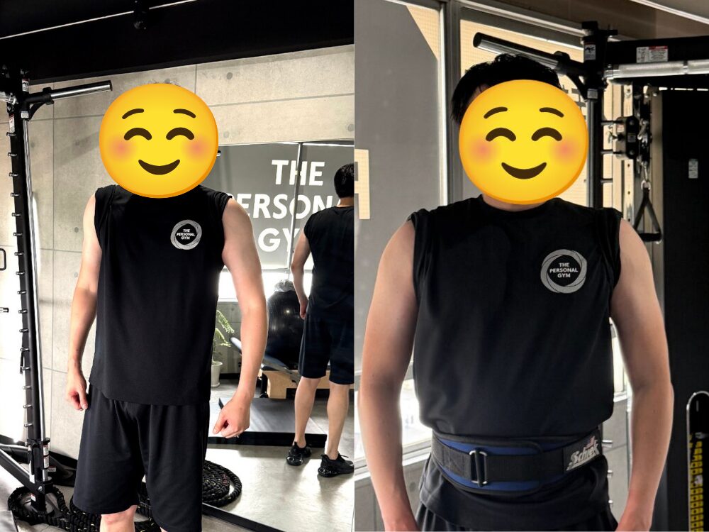 THE PERSONAL GYM (ザ パーソナル ジム) 国分寺店の40代お客様のbefore &afterの写真