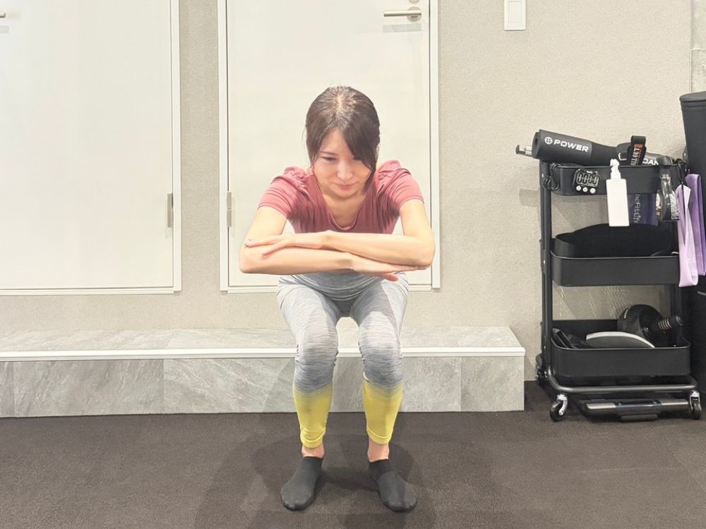 お客様のスクワット