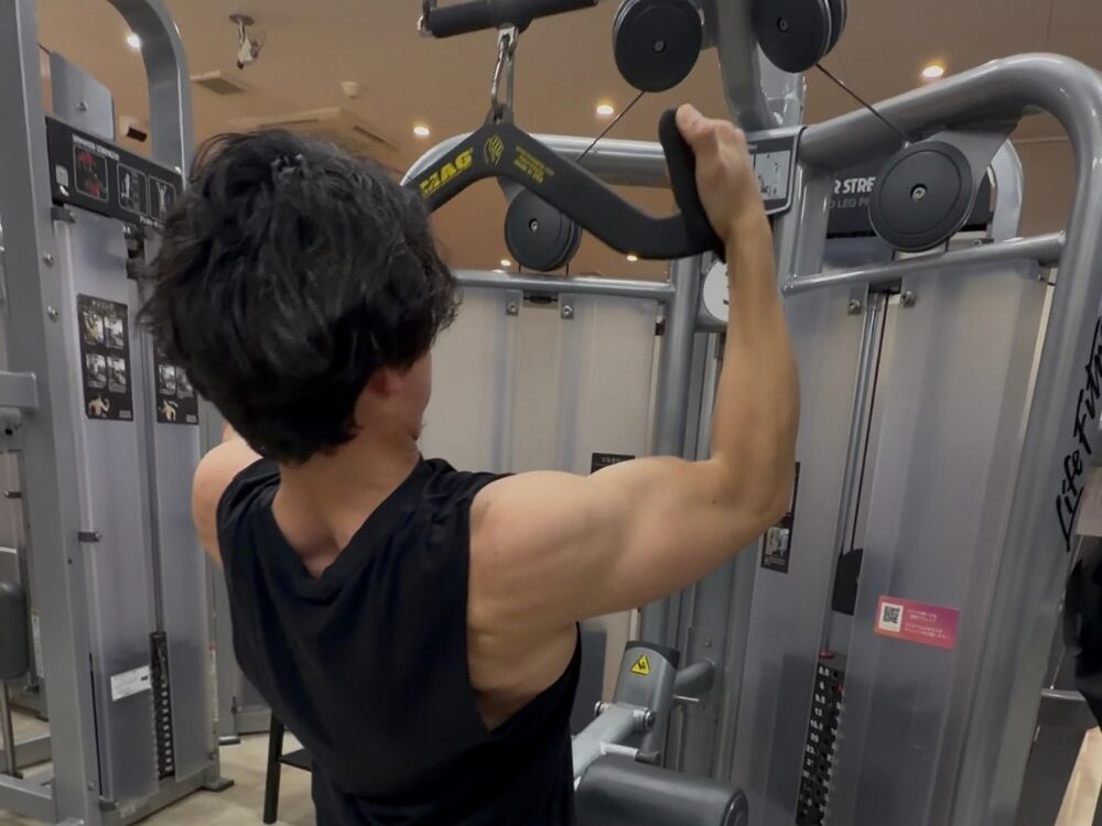 背中のトレーニング