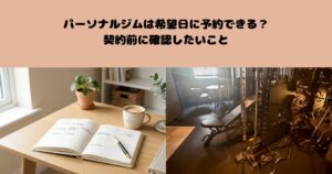 パーソナルジムは希望日に予約できる？契約前に確認したいこと