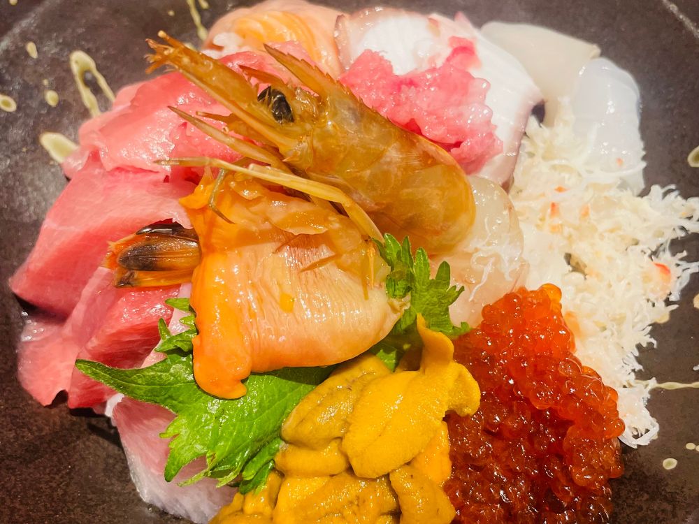 海鮮丼の写真
