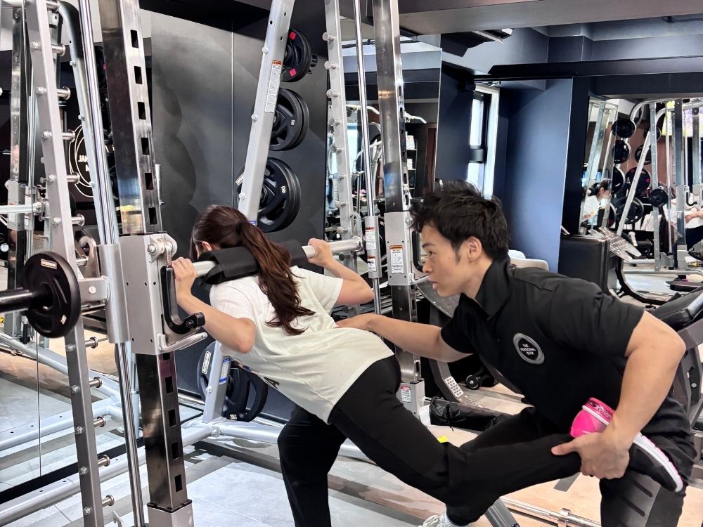 正しいフォームでのトレーニング