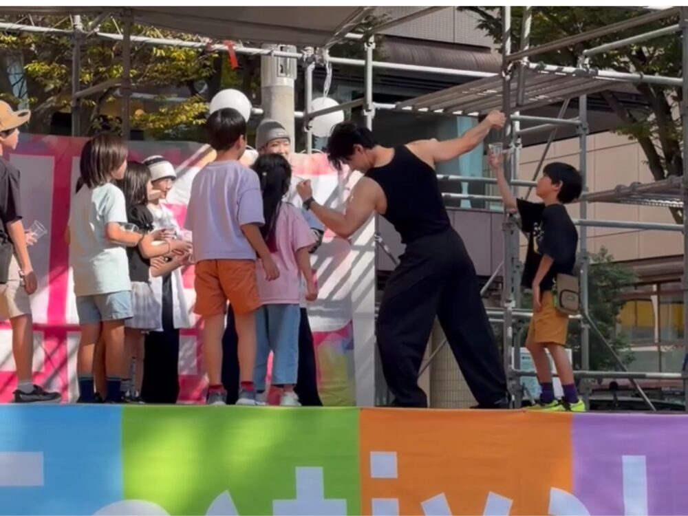 筋肉飴取りゲーム
